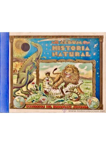 Colección Historia Natural. Tomo 1 de Chocolates Juncosa en ACABARAMOS.COM