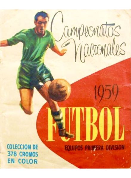 Colección Campeonatos Nacionales de Fútbol 1959 de Ruiz Romero en ACABARAMOS.COM