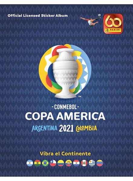 Colección Conmebol Copa América 2021 Argentina Colombia de Panini en ACABARAMOS.COM