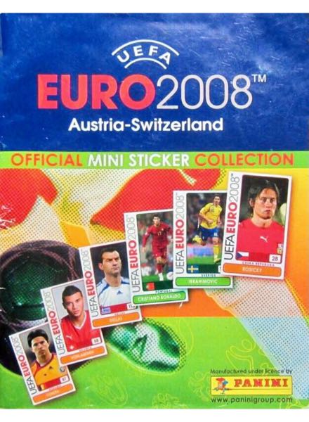 Colección UEFA Euro 2008 Austria-Switzerland. Mini Sticker de Panini en ACABARAMOS.COM