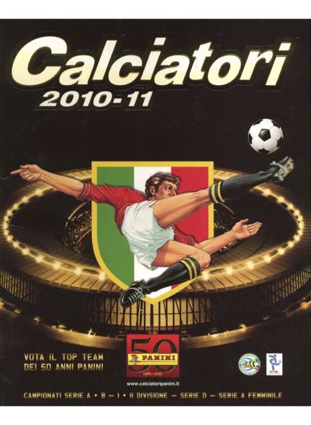 Colección Calciatori 2010-2011 de Panini en ACABARAMOS.COM