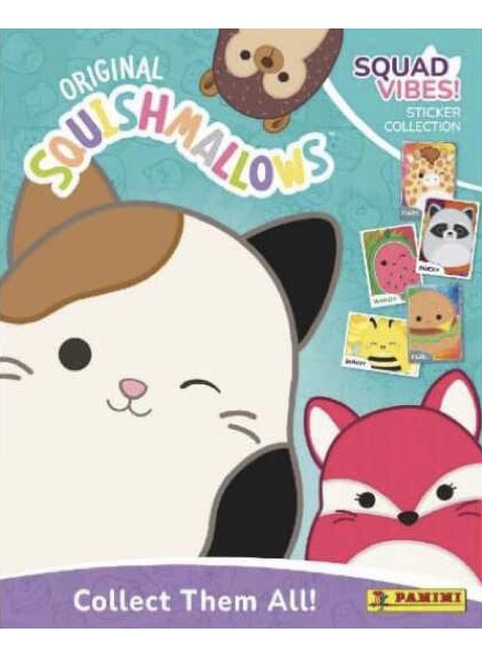 Colección Squishmallows Squad Vibes de Panini en ACABARAMOS.COM