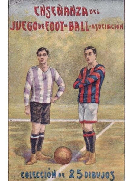 Colección Enseñanza del juego de foot-ball asociacion de Chocolates Amatller en ACABARAMOS.COM