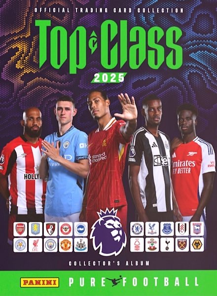 Colección Premier League. Top Class 2025 de Panini en ACABARAMOS.COM