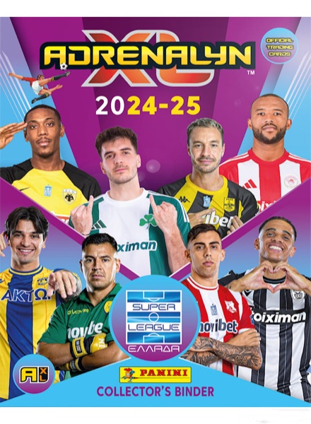 Colección Super League Greece 2024-2025. Adrenalyn XL de Panini en ACABARAMOS.COM