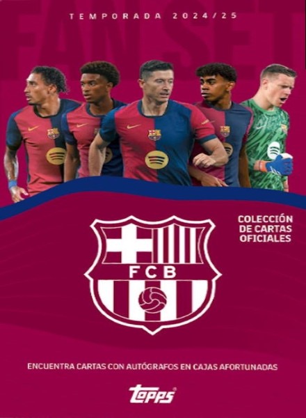 Colección FC Barcelona 2024-2025 Fan Set de TOPPS en ACABARAMOS.COM