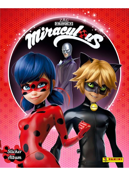 Colección Miraculous. Ladybug y Cat Noir en acción de Panini en ACABARAMOS.COM