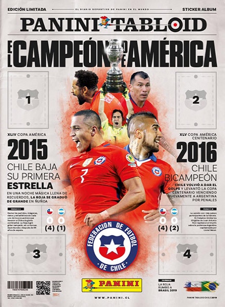 Colección Panini Tabloid: El campeón de América de Panini en ACABARAMOS.COM