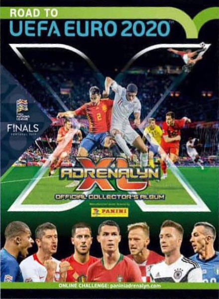 Colección Road to UEFA Euro 2020. Adrenalyn XL de Panini en ACABARAMOS.COM